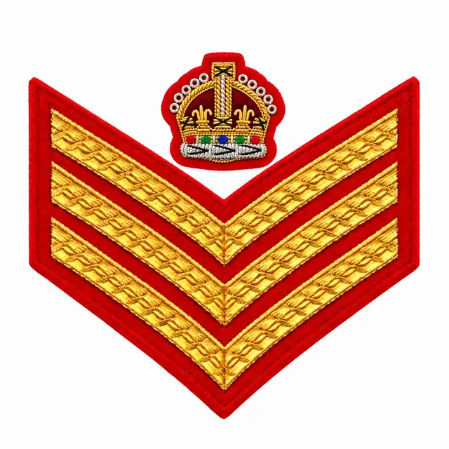 The Mercian Regiment Staff Sergeant Mess Dress Rank (S/Sgt)
