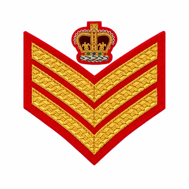 The Princess of Wales's Royal Regiment Staff Sergeant Rank (S/Sgt)