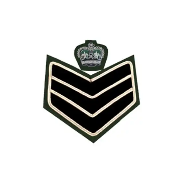 The Rifles Staff Serjeant Rank Badge