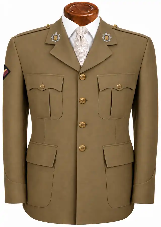 The Royal Dragoon Guards officer service dress — male
