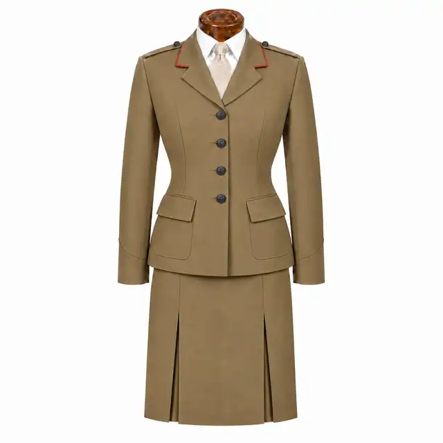 The Royal Gurkha Rifles officer service dress — female