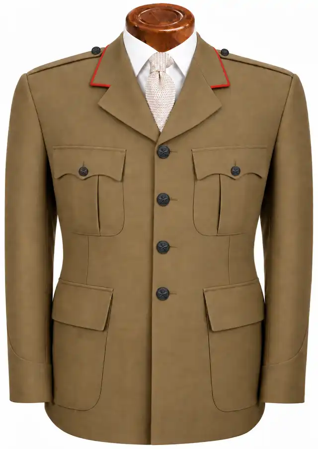 The Royal Gurkha Rifles officer service dress — male