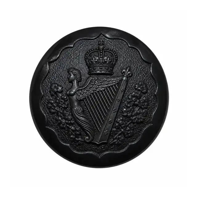 The Royal Irish Regiment Black 30 Ligne Button