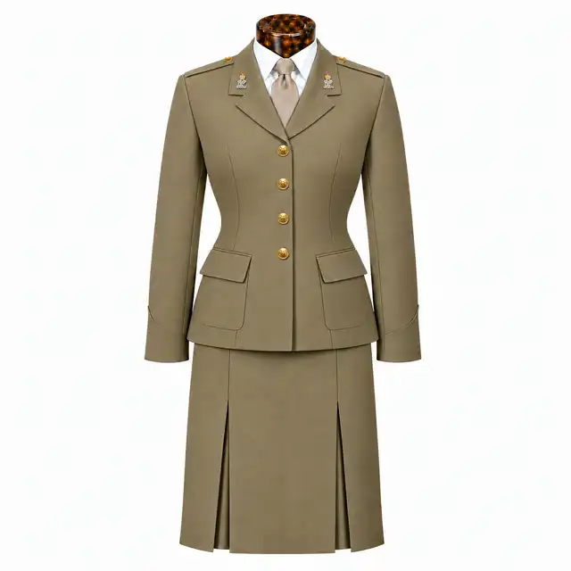 The Royal Lancers officer service dress — female