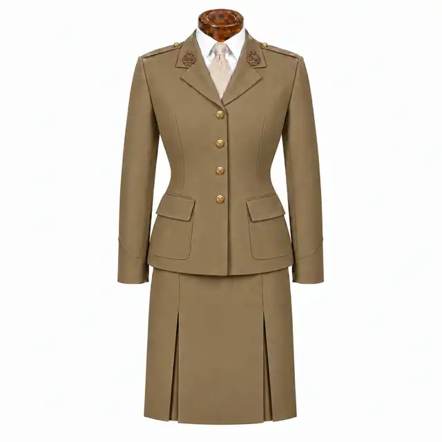 The Royal Tank Regiment officer service dress — female