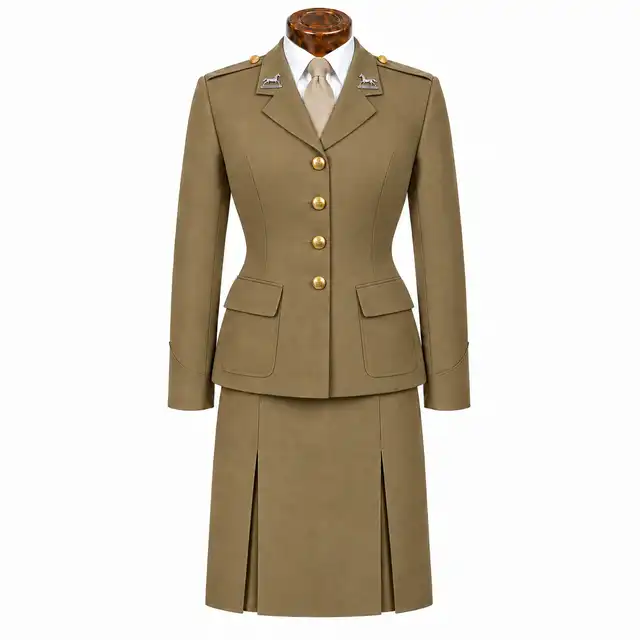 The Royal Yorkshire Regiment officer service dress — female