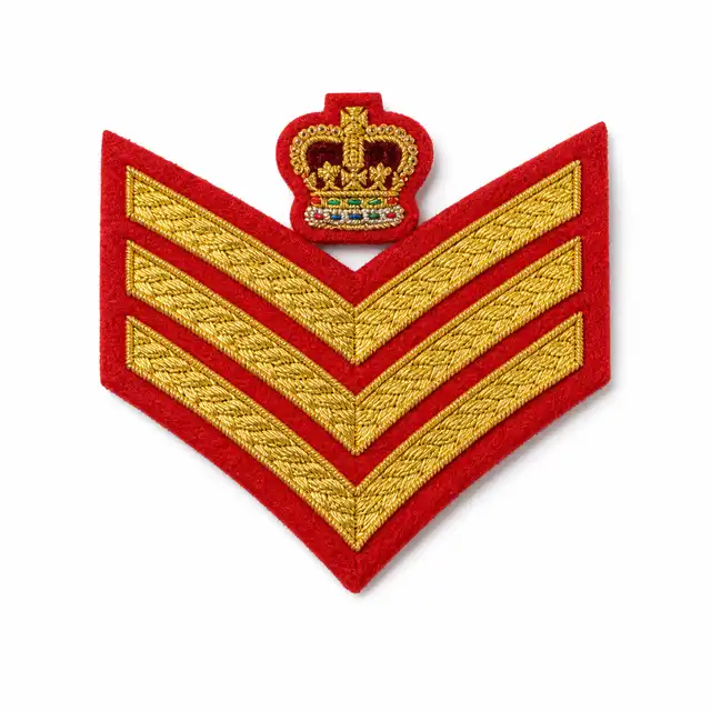 Welsh Guards Staff Sergeant Rank Badge