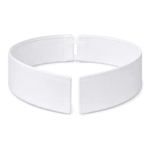 White Linen Collar