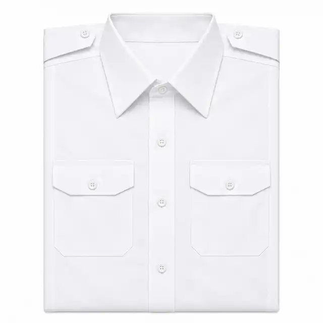 White Short-Sleeved Shirt