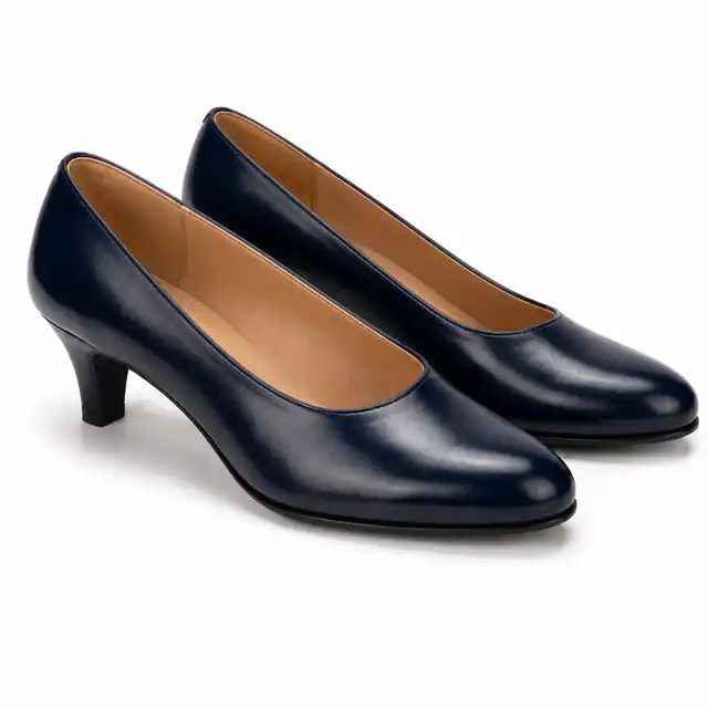 Women’s Navy-Blue Evening Court Shoes